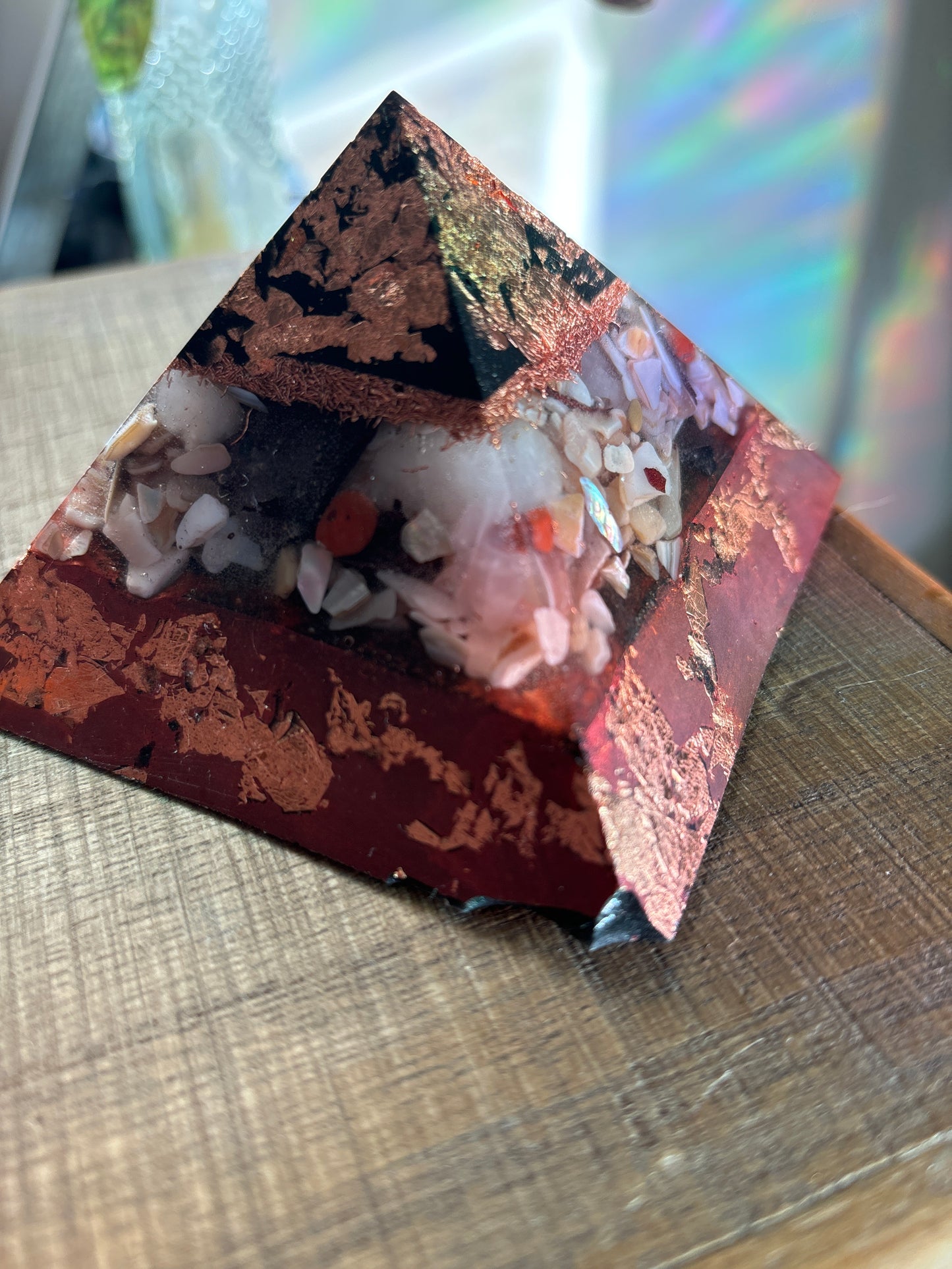 Medium Venus Orgonite Pyramid