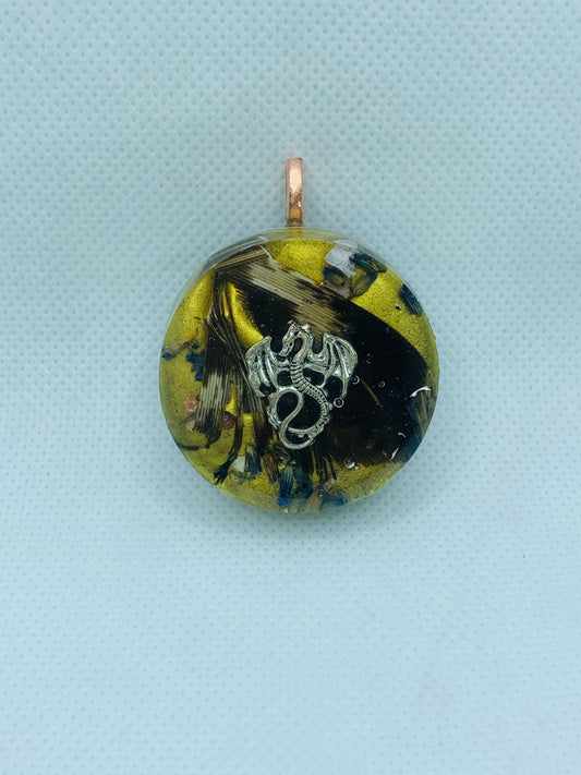 Air Dragon Orgonite Pendant