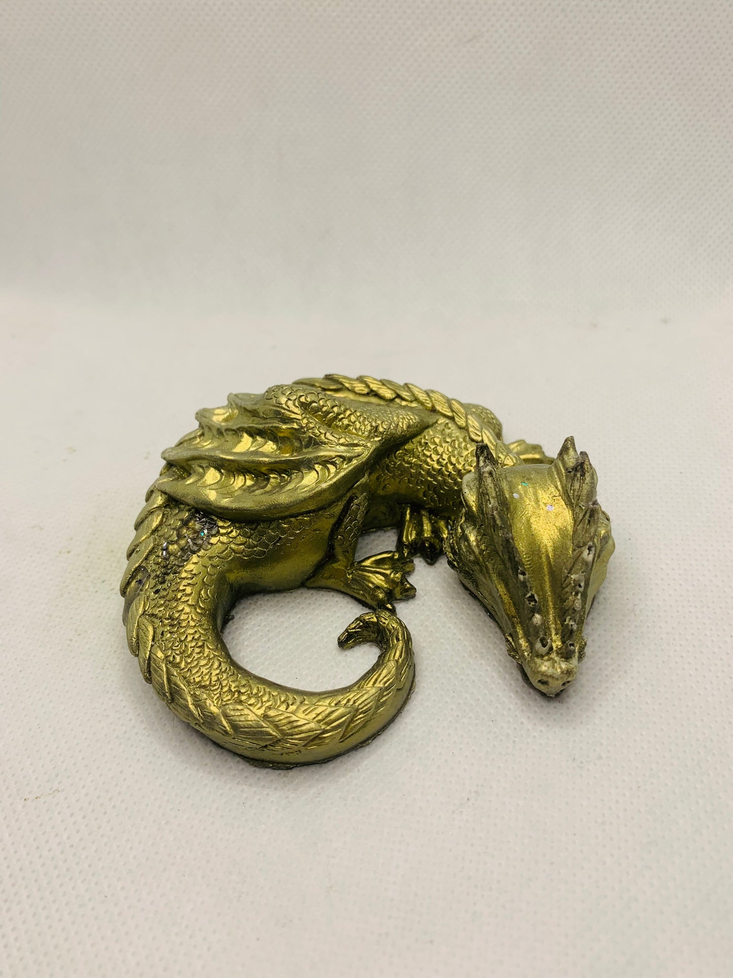 Golden Orgonite Dragon