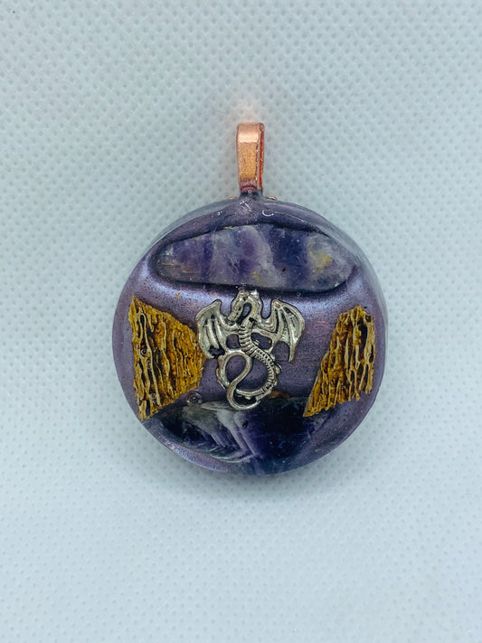 Spirit Dragon Orgonite Pendant