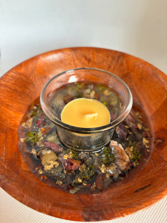 Dragon Money Bowl Candle Holder