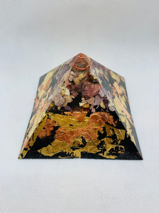 DragonFly Opal Orgonite Pyramid