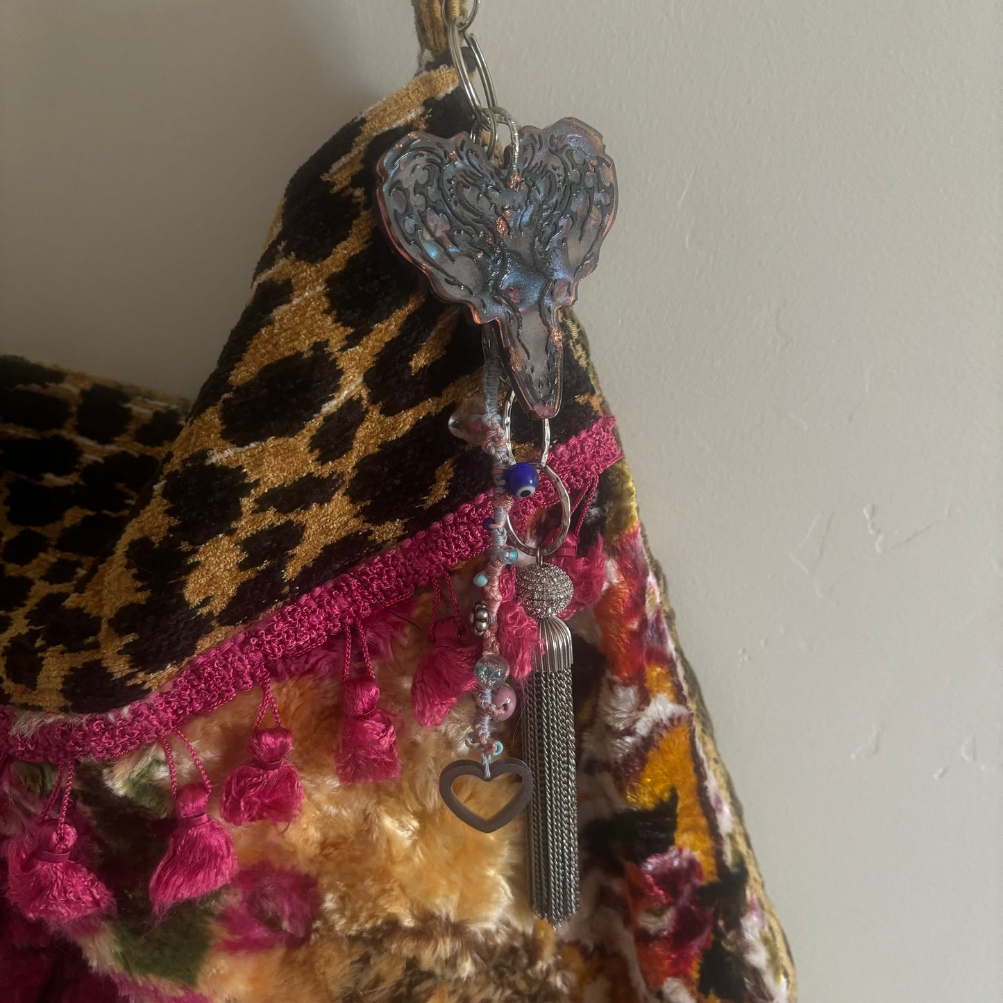 Spirit Elemental Dragon Orgonite Keychain