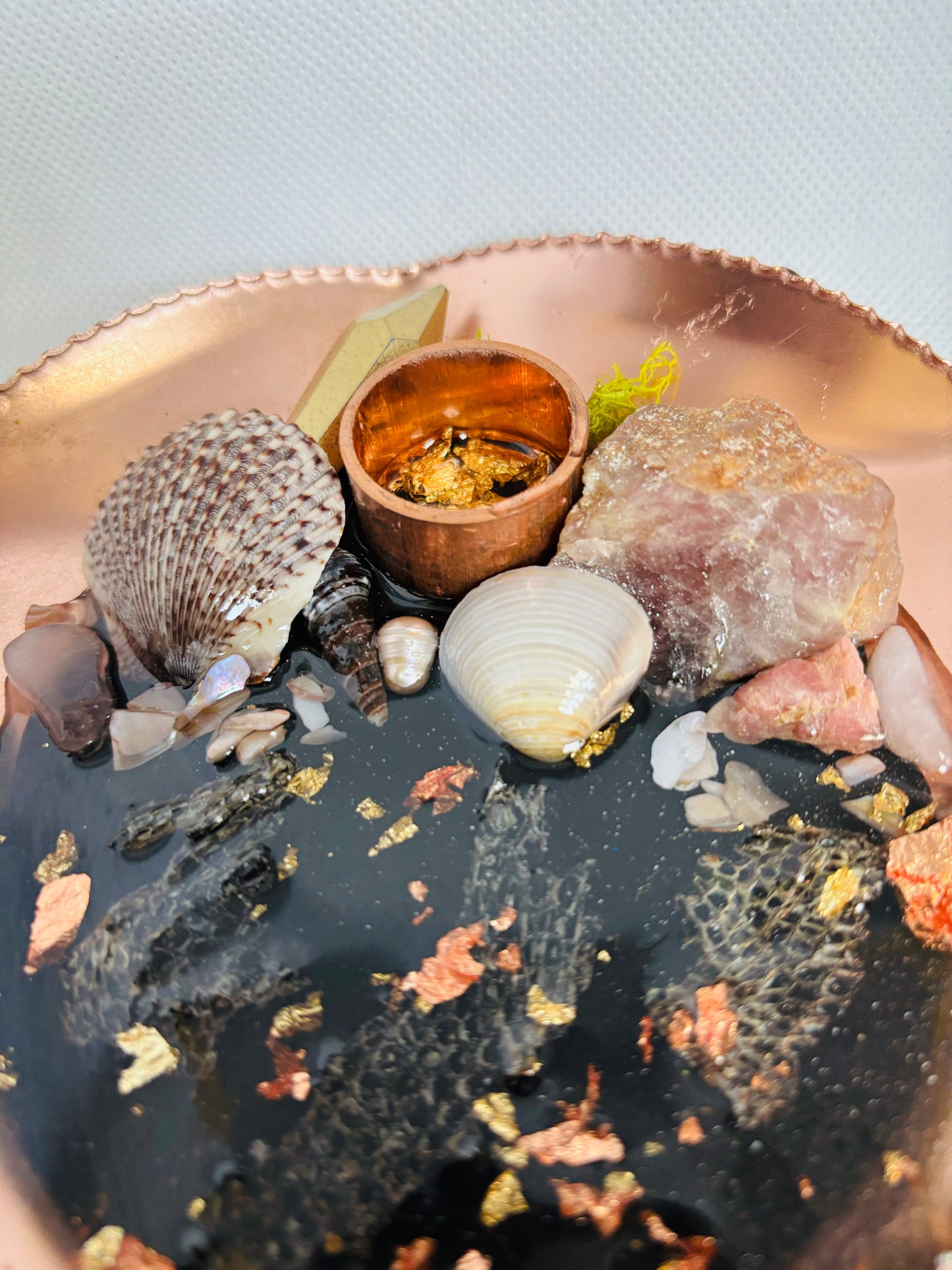 Glamour Dragon Orgonite Bowl