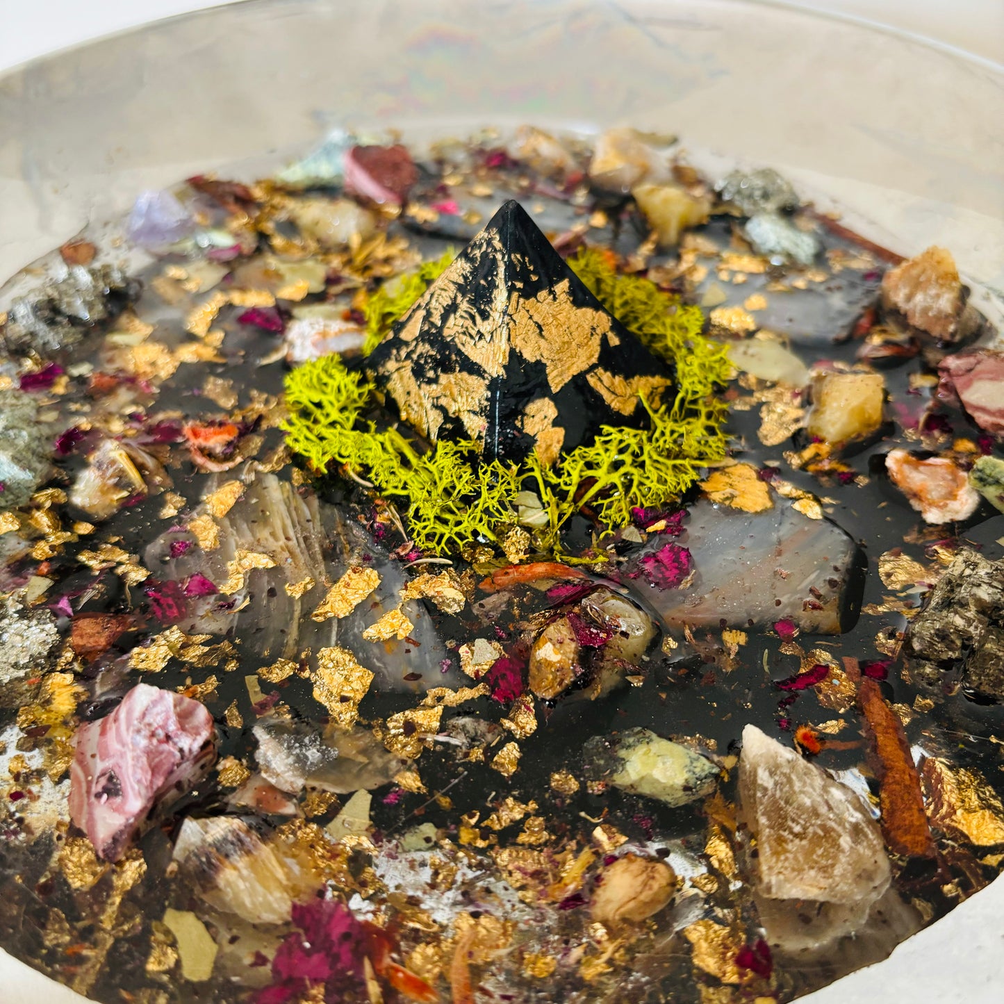 Orgonite Dragon Money Bowl