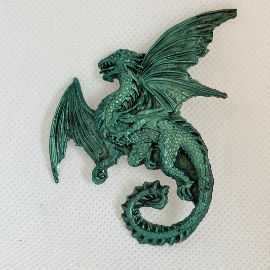 Green Orgonite Dragon Symbol