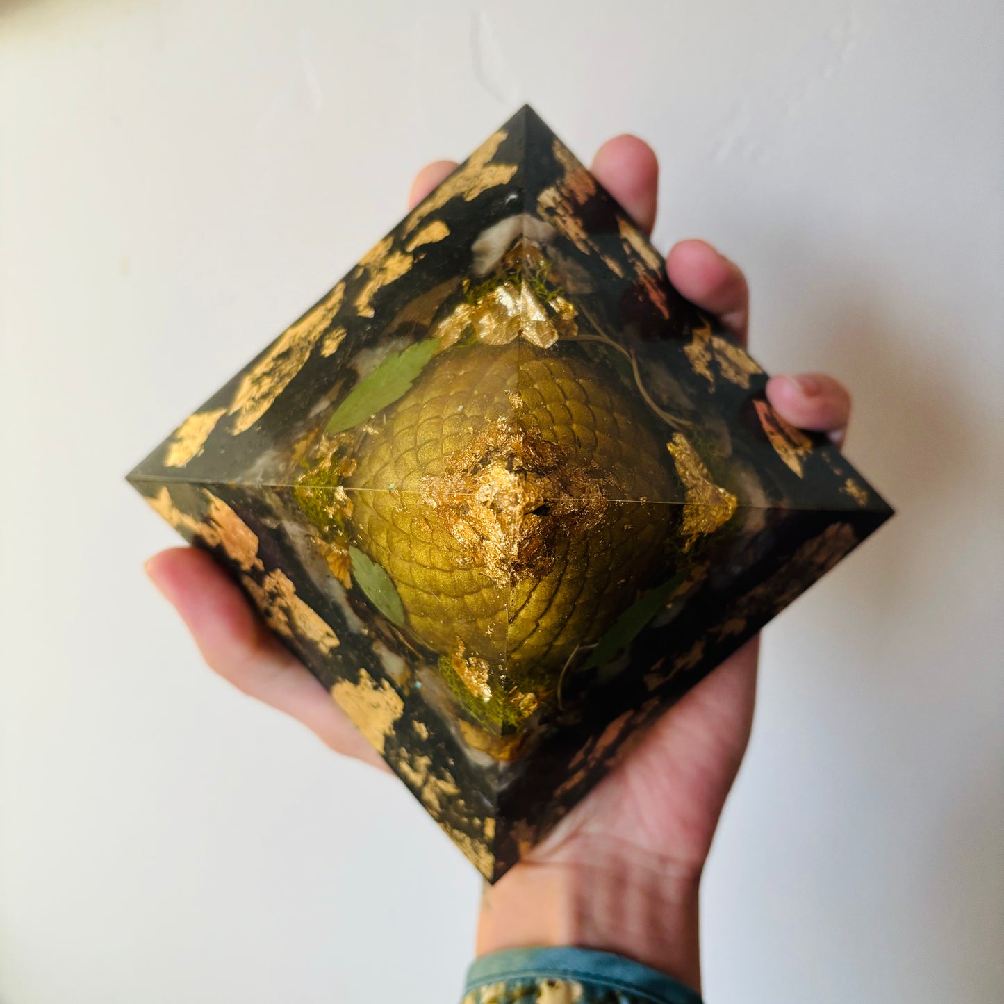 Dragon Egg Orgonite Pyramid