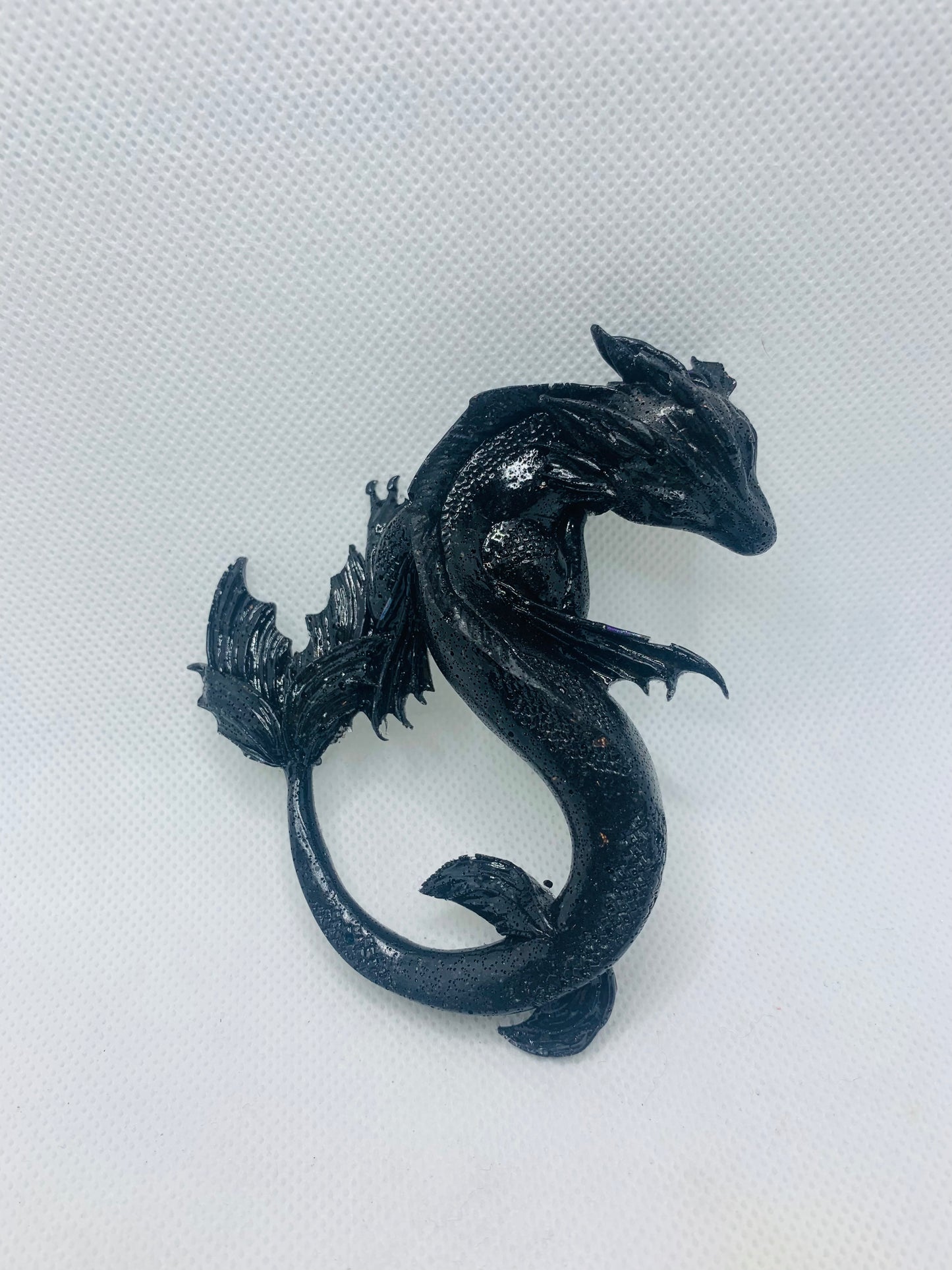 Small Black Orgonite Dragon