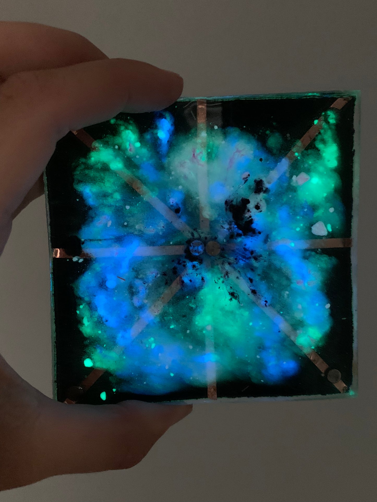 Cosmic 8 Sided Orgonite Pyramid