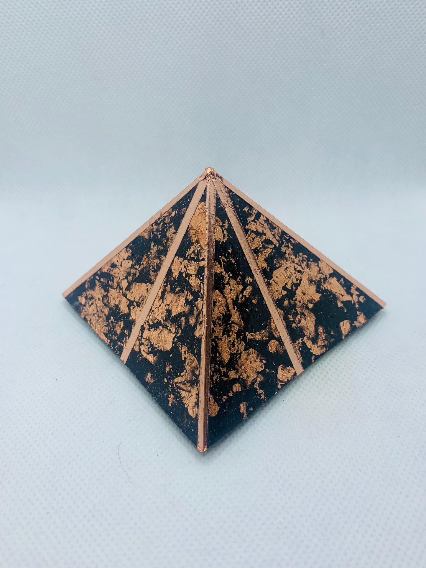 Medium Copper 8 Sided Orgonite Pyramid