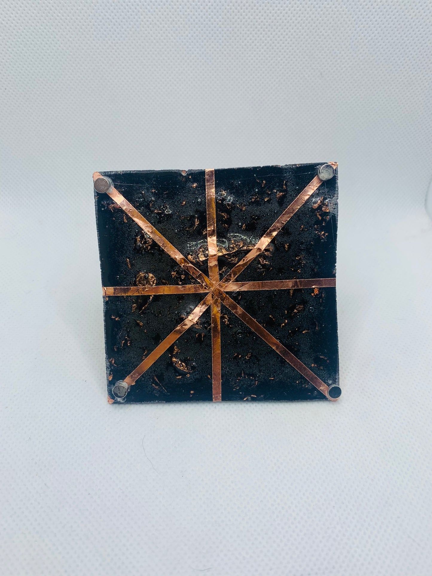 Medium Copper 8 Sided Orgonite Pyramid