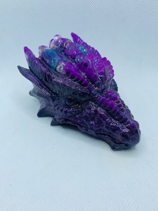 Purple Orgonite Dragon