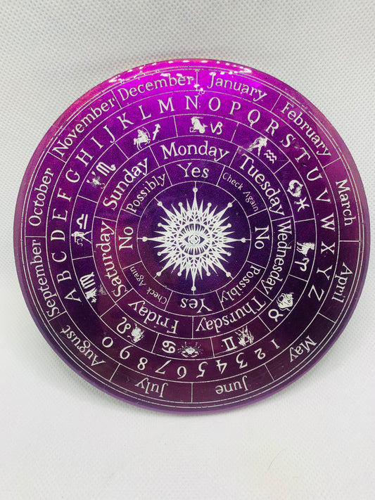 Multi-chrome Orgonite Pendulum Board
