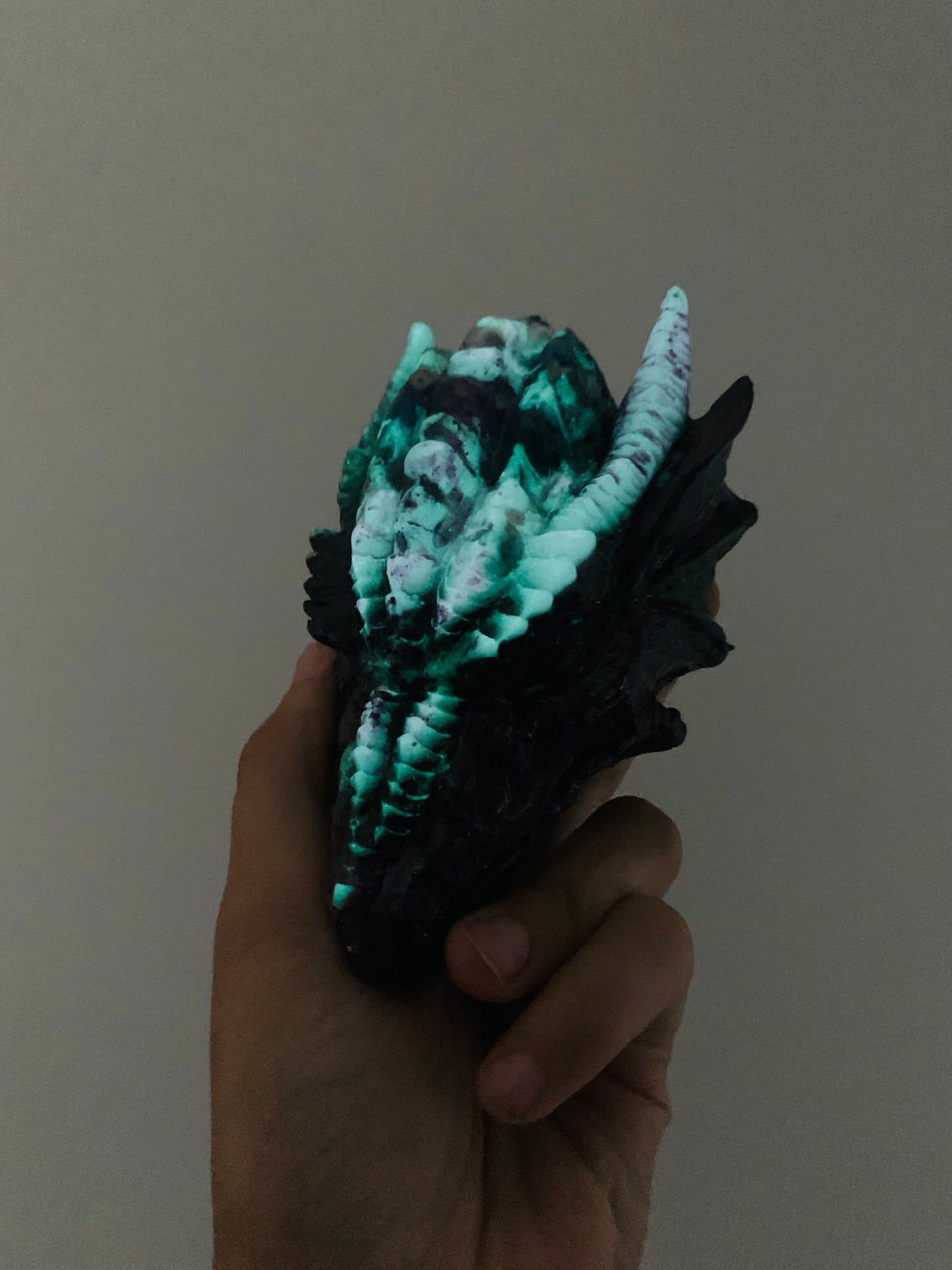 Purple Orgonite Dragon