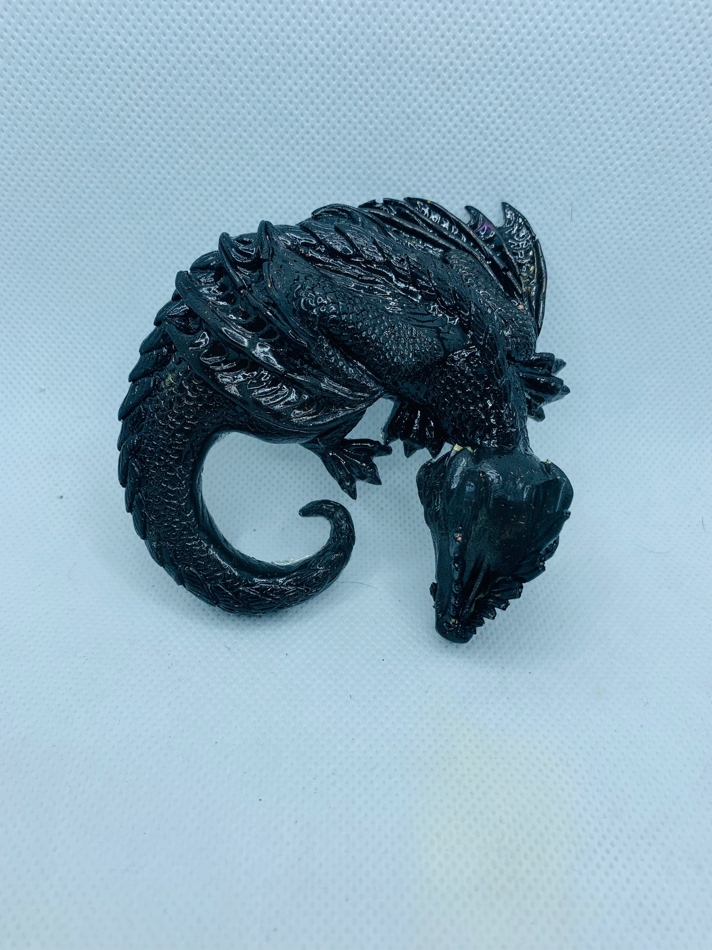 Black Orgonite Dragon