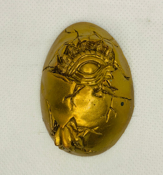 Golden Dragon Orgonite Egg