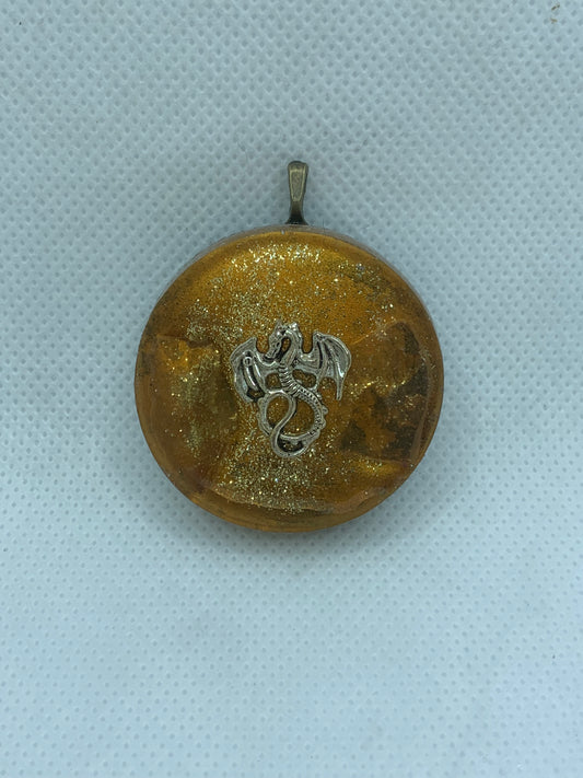 Maelstrom Dragon Orgonite Pendant
