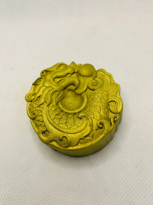 Gold Orgonite Ouroboros