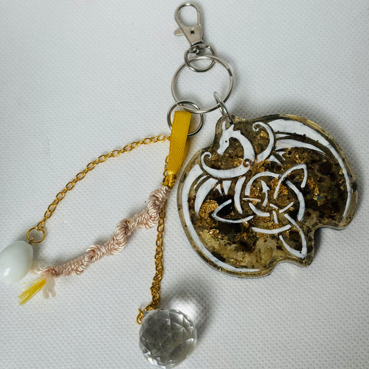 Light Draconic Elemental Orgonite Pendant