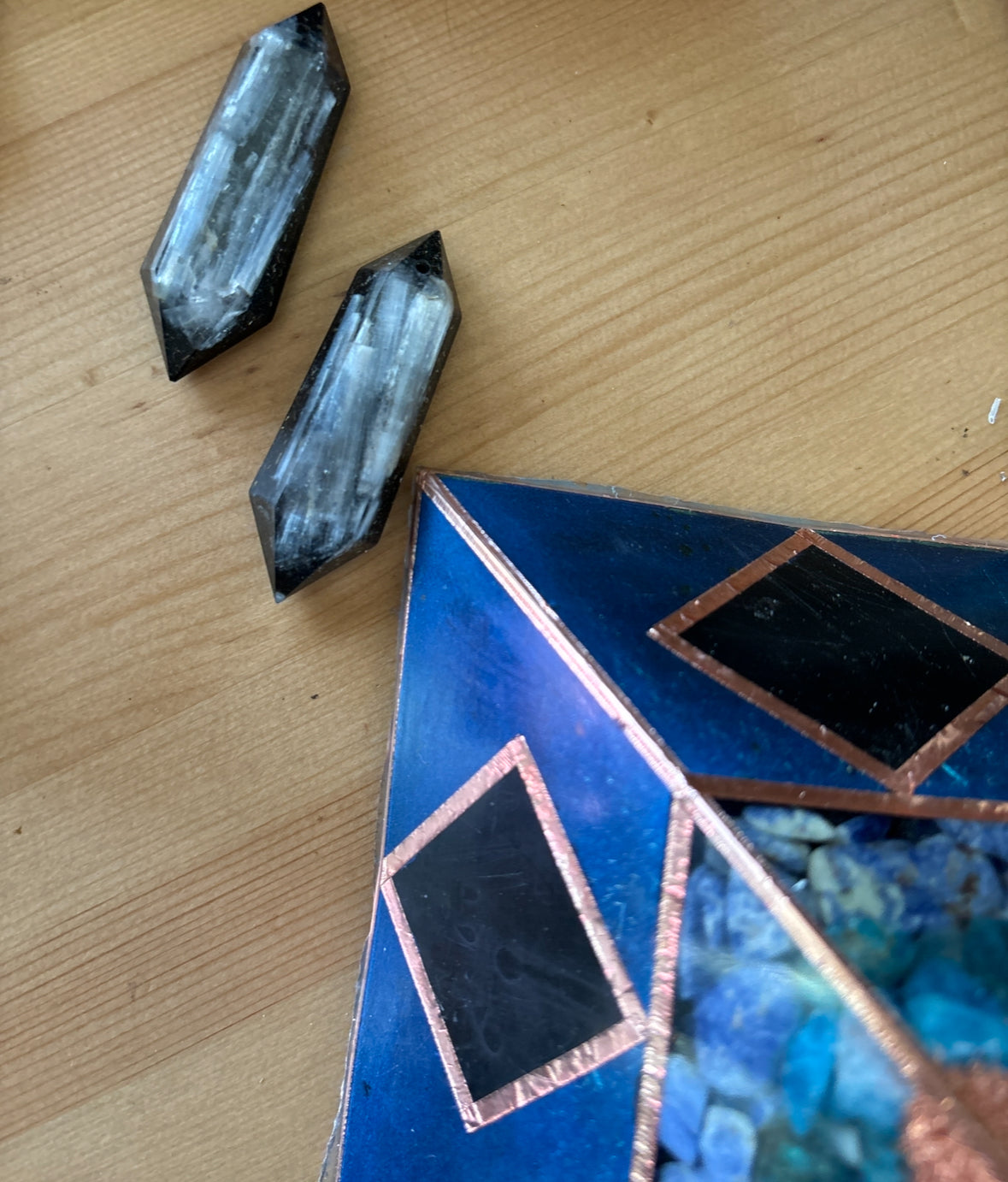 Custom Holocron Orgonite Pyramid