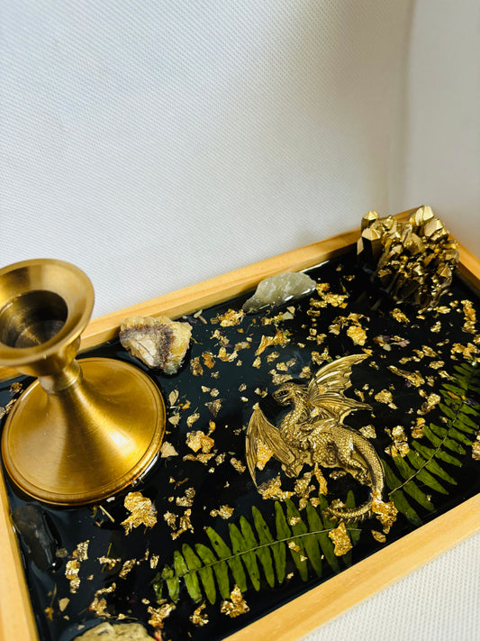 Abundance Dragon Orgonite Altar