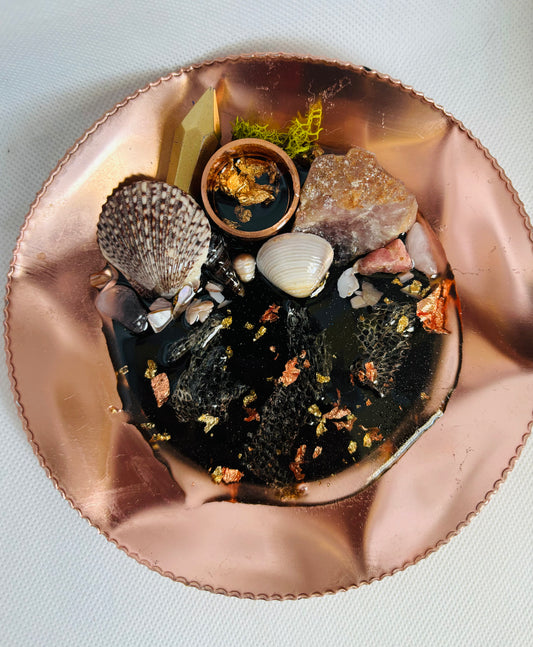 Glamour Dragon Orgonite Bowl