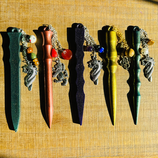 Orgonite Dragon Elemental Athames