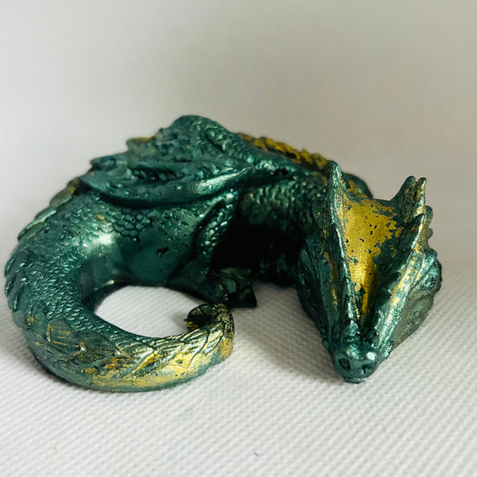 Yule Orgonite Dragon
