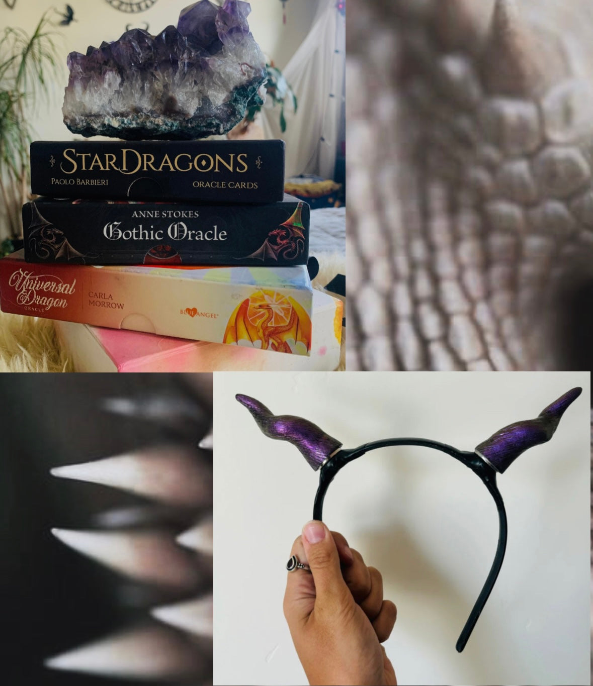 Dragon Soul reading + Custom Orgonite Dragon Horns