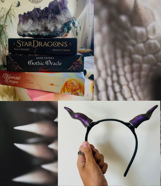 Dragon Soul reading + Custom Orgonite Dragon Horns