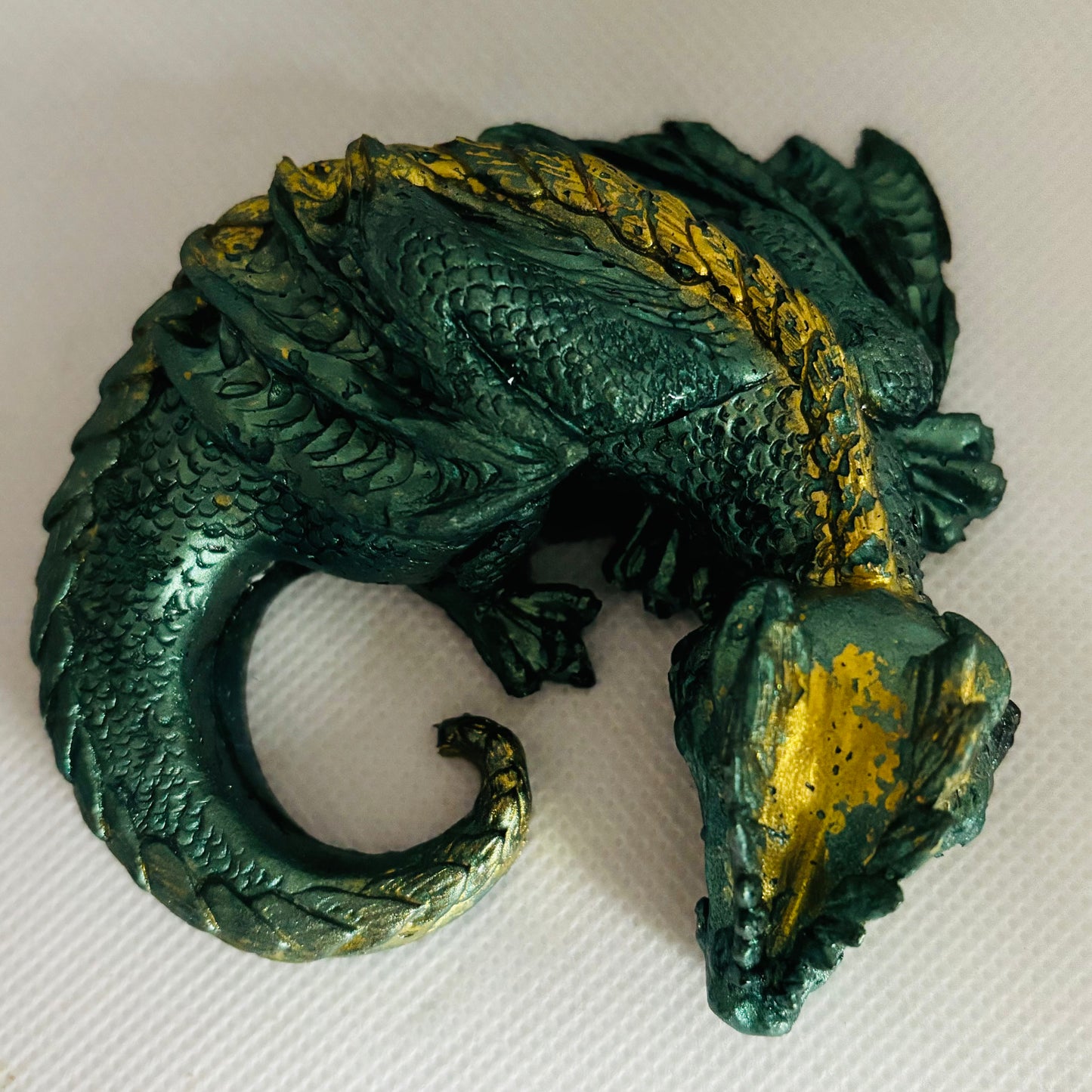 Yule Orgonite Dragon