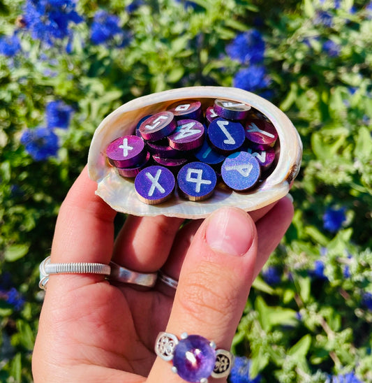 Custom Mini Orgonite Runes