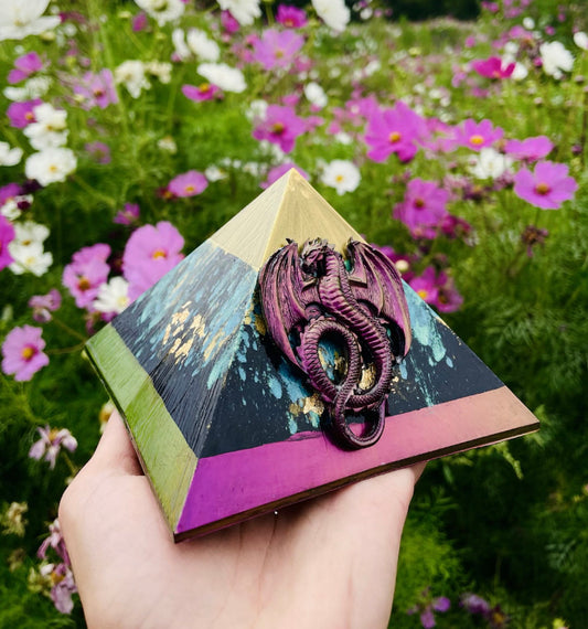 Custom 8 Sided Orgonite Pyramid