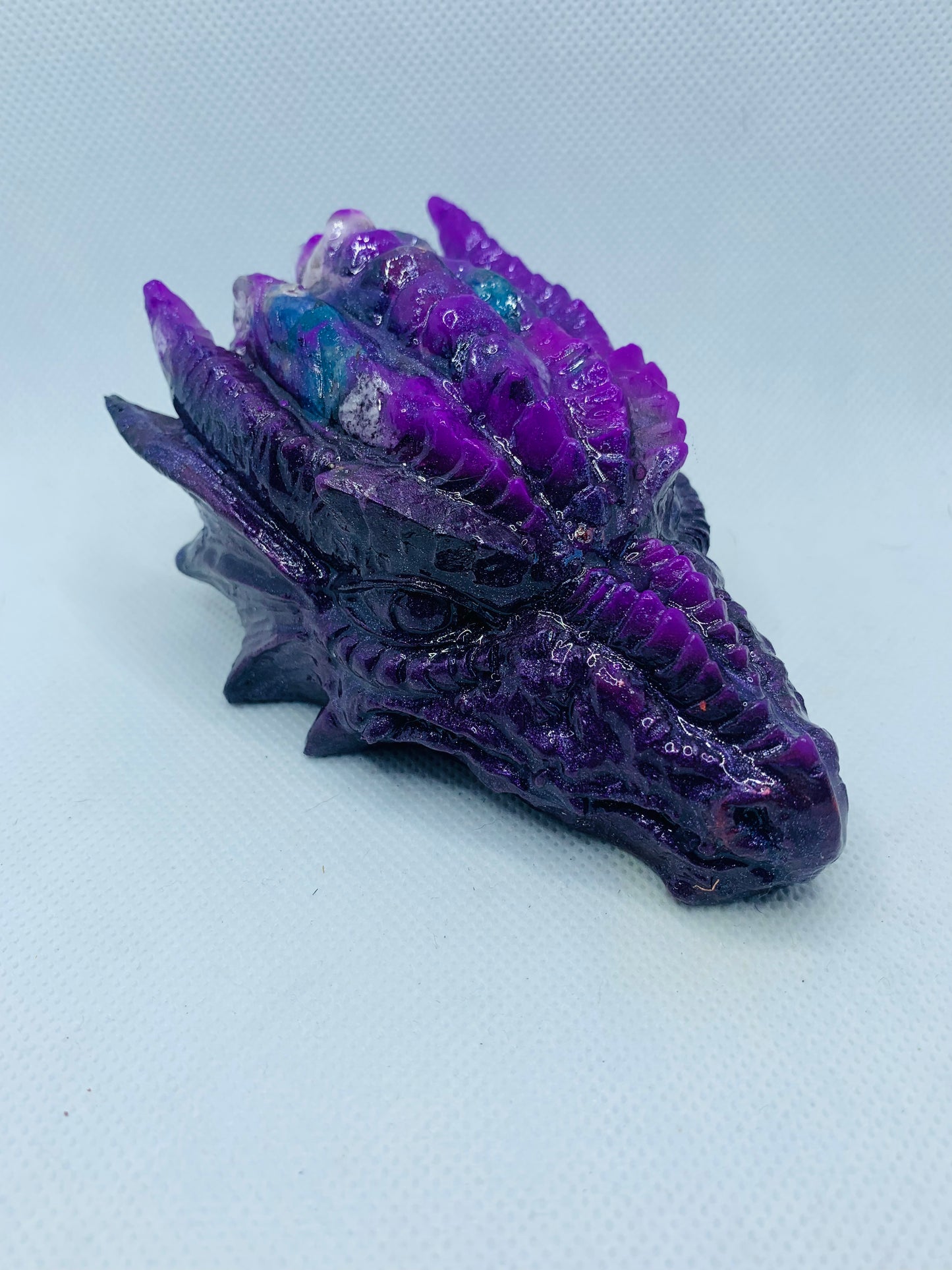 Purple Orgonite Dragon