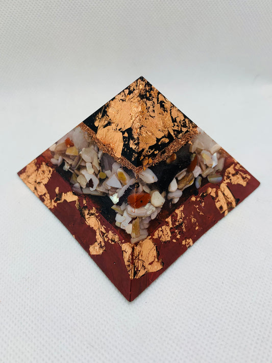 Medium Venus Orgonite Pyramid