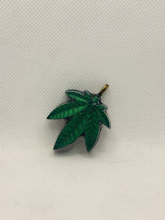 Green Orgonite Hemp Pendant